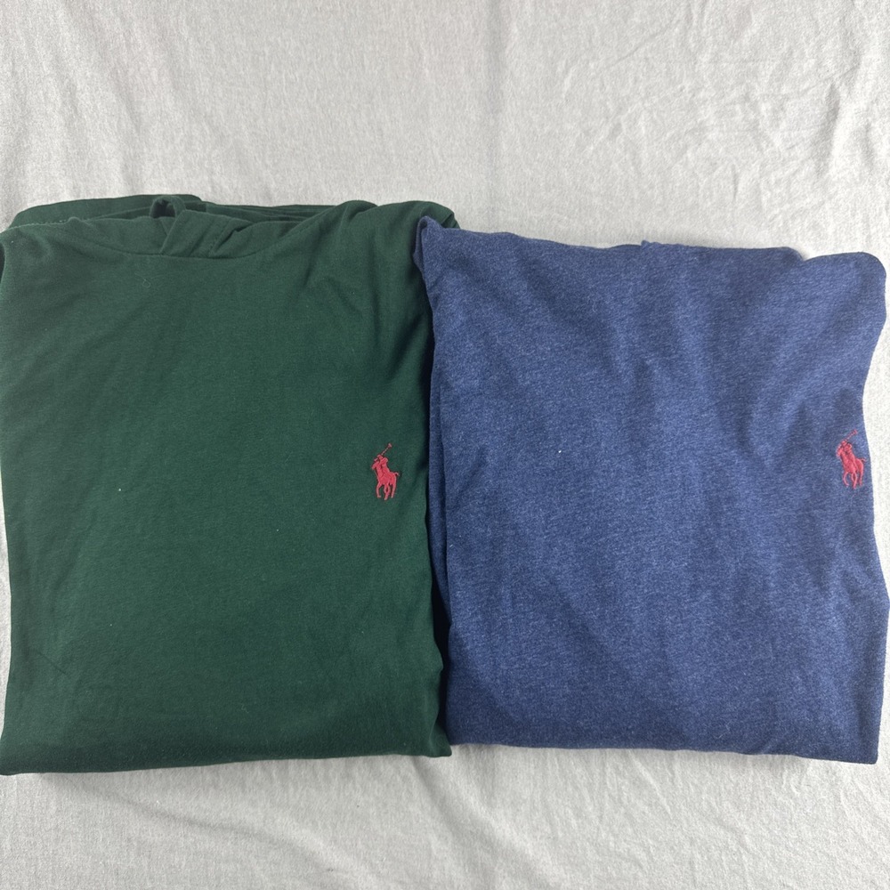 Polo Ralph Lauren Hoodie Mens S Drawstring Pullover Sweatshirt Sweater Lot of 2